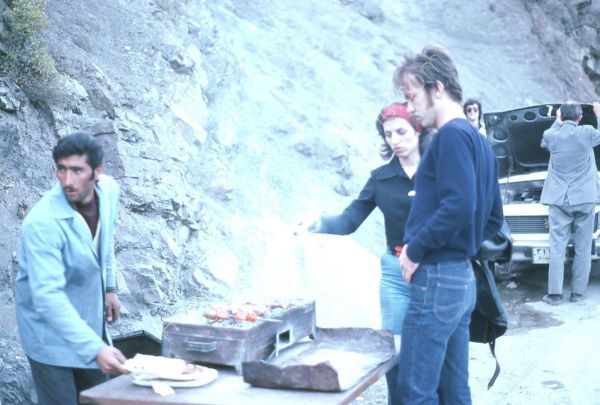 Roadside Iranian Kebab Vendor, Mountains to Capian Sea